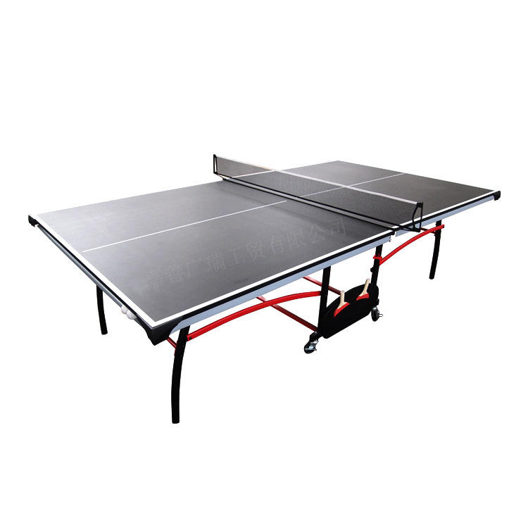 2片式乒乓球台 折叠移动款乒乓球桌双人运动练习球台厂家直销外贸
