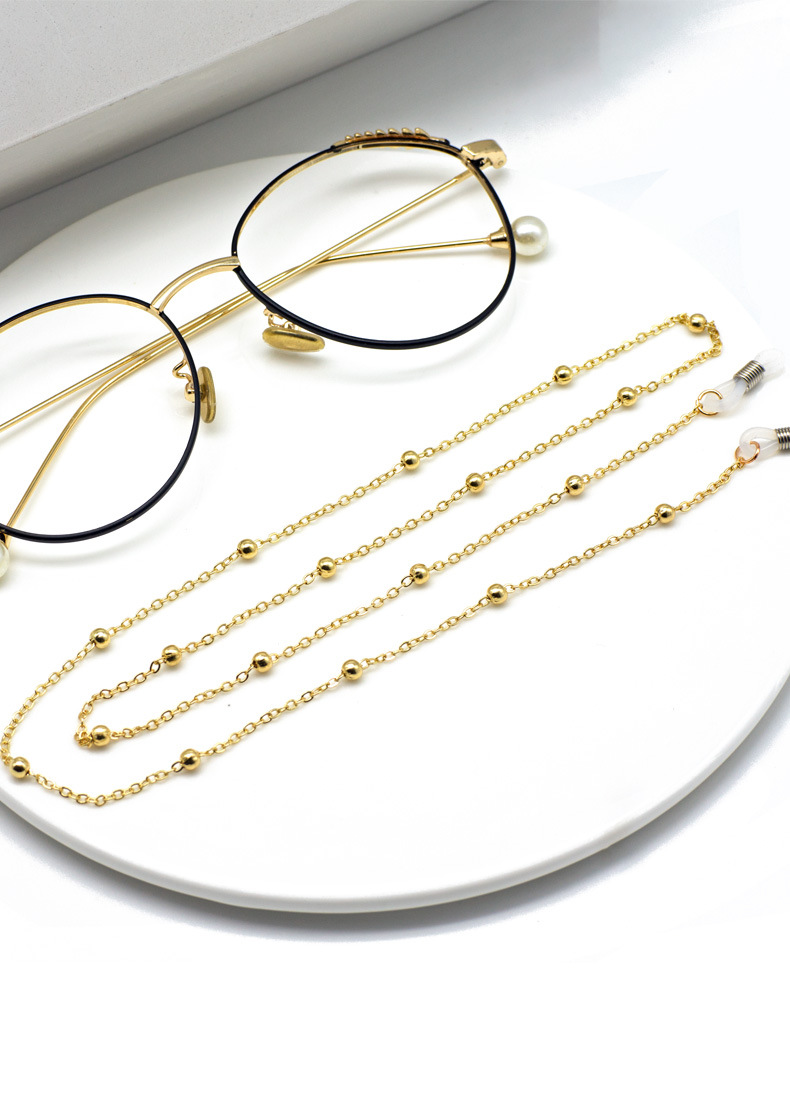 夹珠眼镜链挂链眼镜配件眼镜链挂脖眼镜链子太阳眼镜链子绳子挂绳