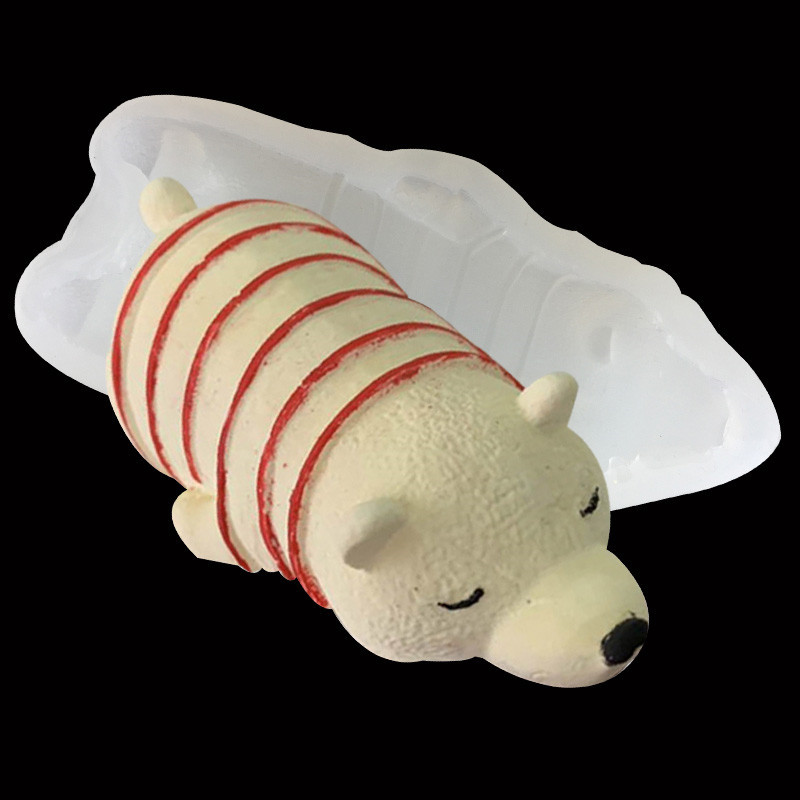 3d立体趴趴熊家用果冻冰淇淋慕斯磨具 果冻冰淇淋布丁蛋糕装饰