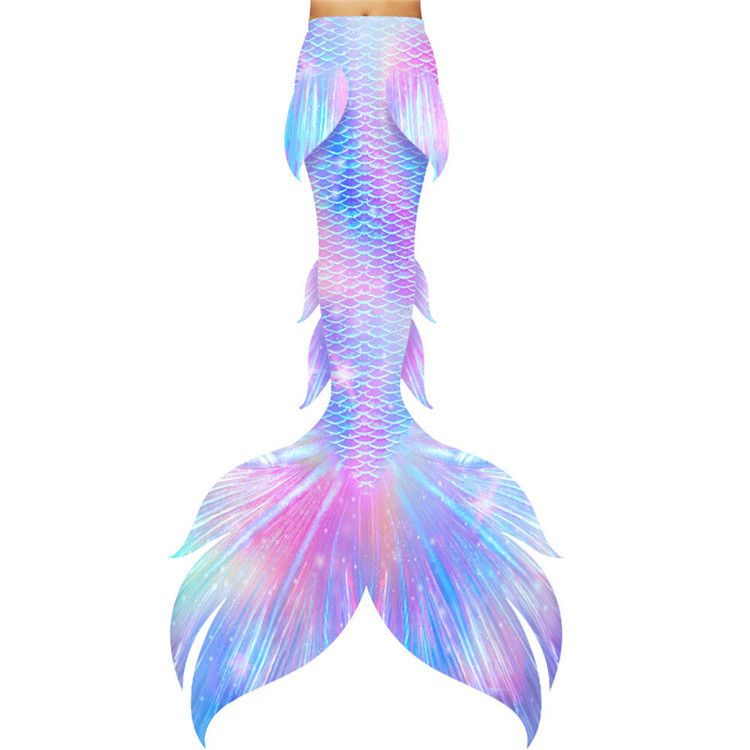 欧美cos美人鱼表演定制服装 亚马逊儿童成人美人鱼泳衣 跨境专供
