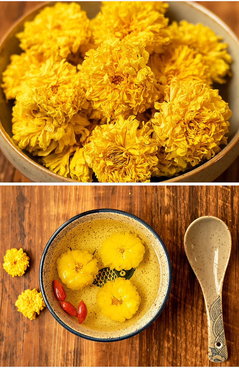 菊花冰菊花茶怀菊花青韵级念河南焦作特游云台山批发露驰菊灵