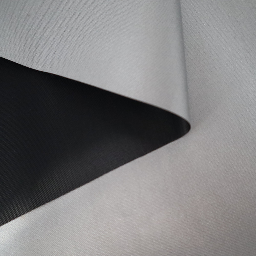 嘉兴工厂210d牛津布15*19黑底涂银防水pu1500mm帐篷布防尘罩布
