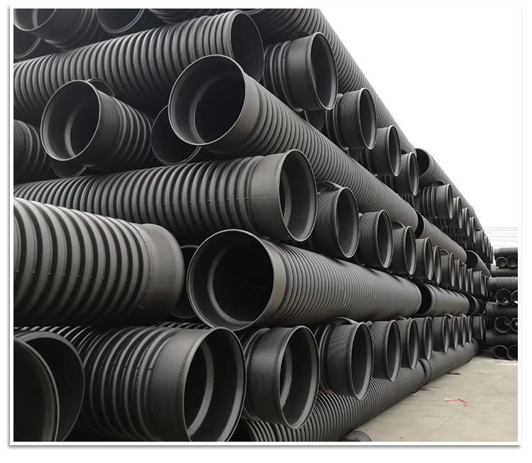 通辽批发hdpe双壁波纹管海水与水输送双壁波纹管