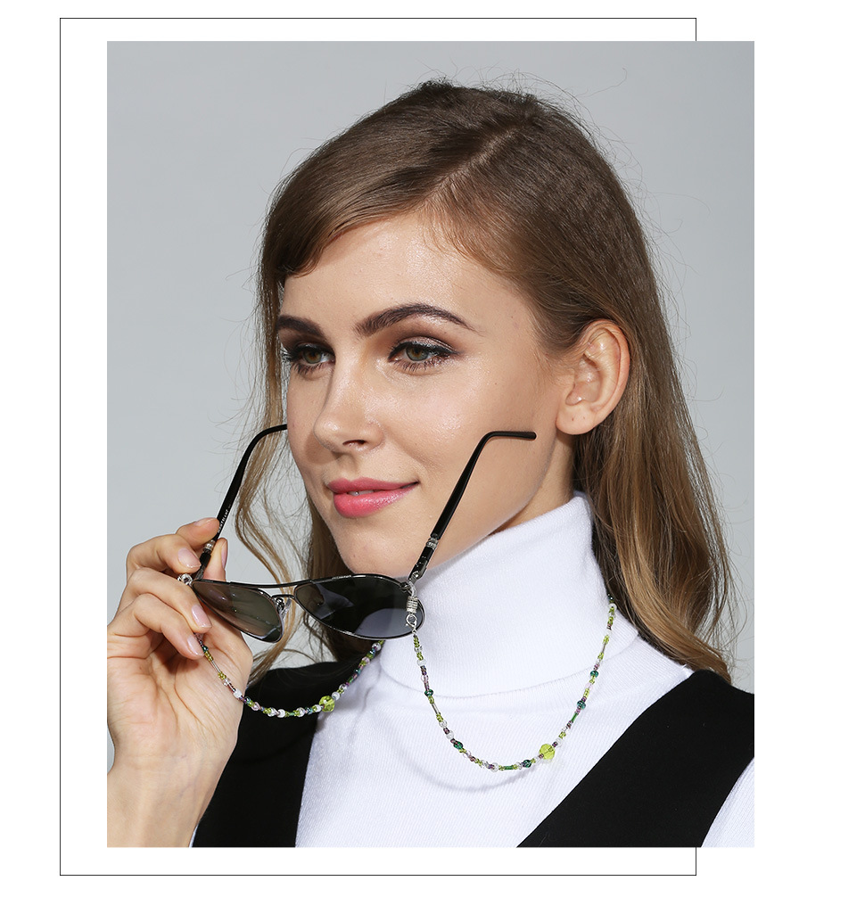 欧美眼镜链, 太阳镜老花镜眼镜绳,防滑链独立包装眼镜配件d023