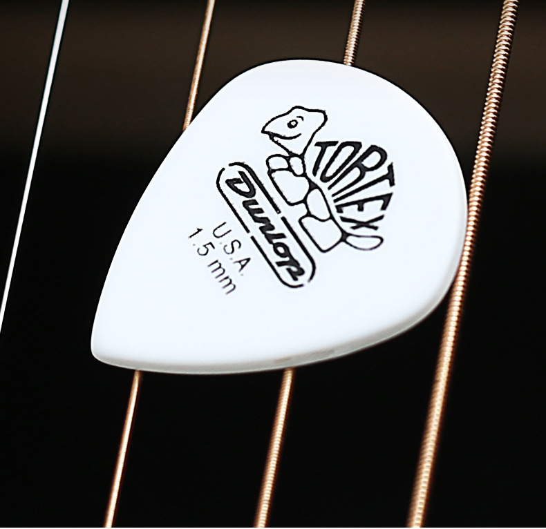 邓禄普小乌龟电吉他拨片爵士速弹防滑民谣木吉它扫弦弹片ytk