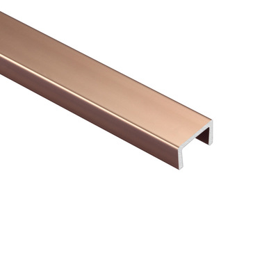 佳实特热销铝合金u槽包边5公分u型槽铝10x10黑色橱柜包边条现货