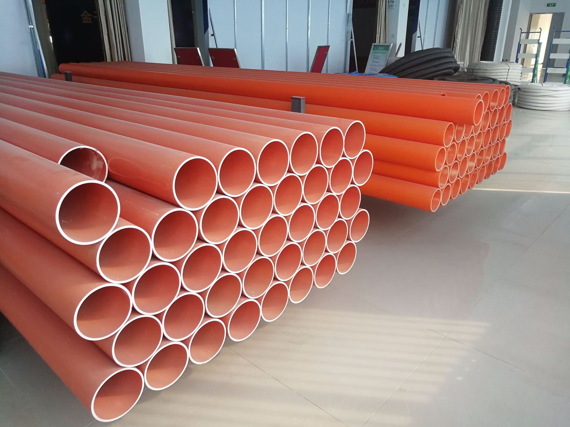 pvc-c高压电力电缆护套管 耐热绝缘电力管塑料管电线套穿线管