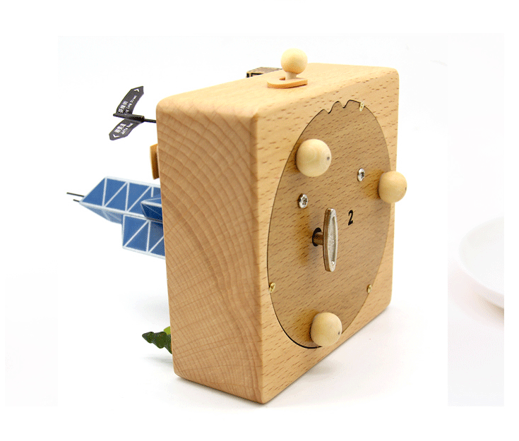 创意家居摆件木制品新手工艺品八音盒 情人节礼物儿童玩具 音乐盒