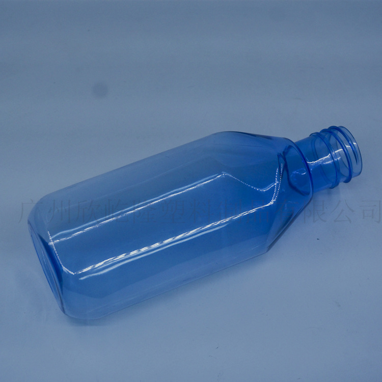 厂家直销180mlpet材质塑料瓶扁瓶斜肩漱口水洗护瓶乳液瓶橄榄油