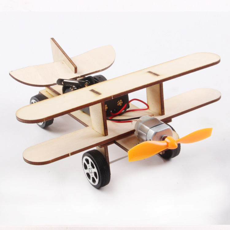 厂家直销diy 科技小制作 飞机幼儿小学生科教实验手工益智玩具