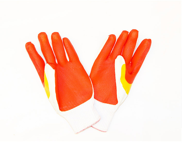 正品新款翘拇指胶片手套劳保耐磨工作结实工地钢筋工砖厂防滑舒适