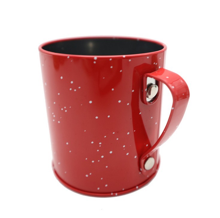 马口铁水杯 不漏水蜡烛罐网红多肉种植马口铁盘栽小花盘 圆形小桶