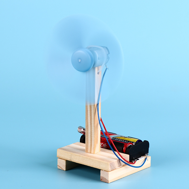 科技小制作,智力拼装,手工制作,科技制作,diy,自制电动风扇-阿里巴巴