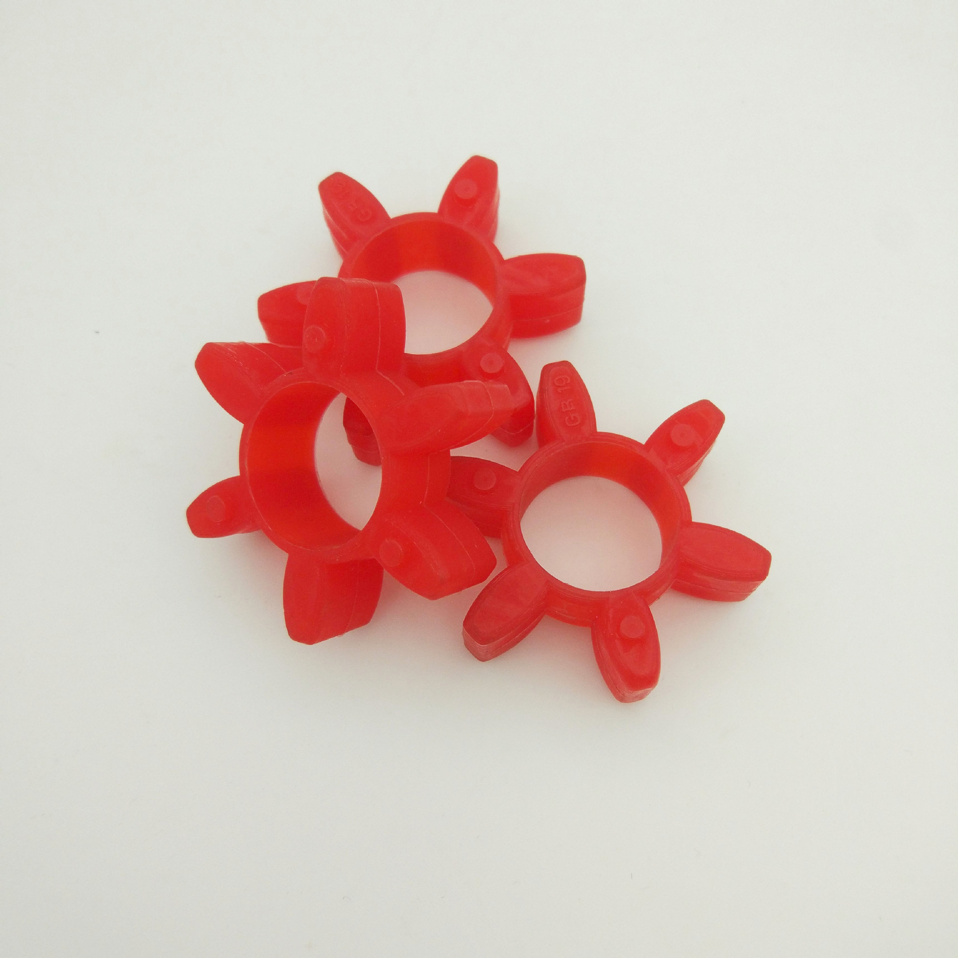 t型聚氨酯六角轮联轴器缓冲垫靠背轮缓冲垫液力耦合器梅花垫橡胶