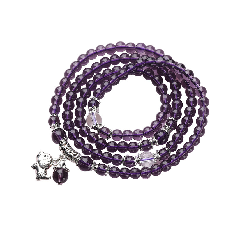 Amethyst Bracelet Live Gift Zodiac Animal Bracelet Wholesale Stall Supply Women Student Couple Bracelet Wholesale