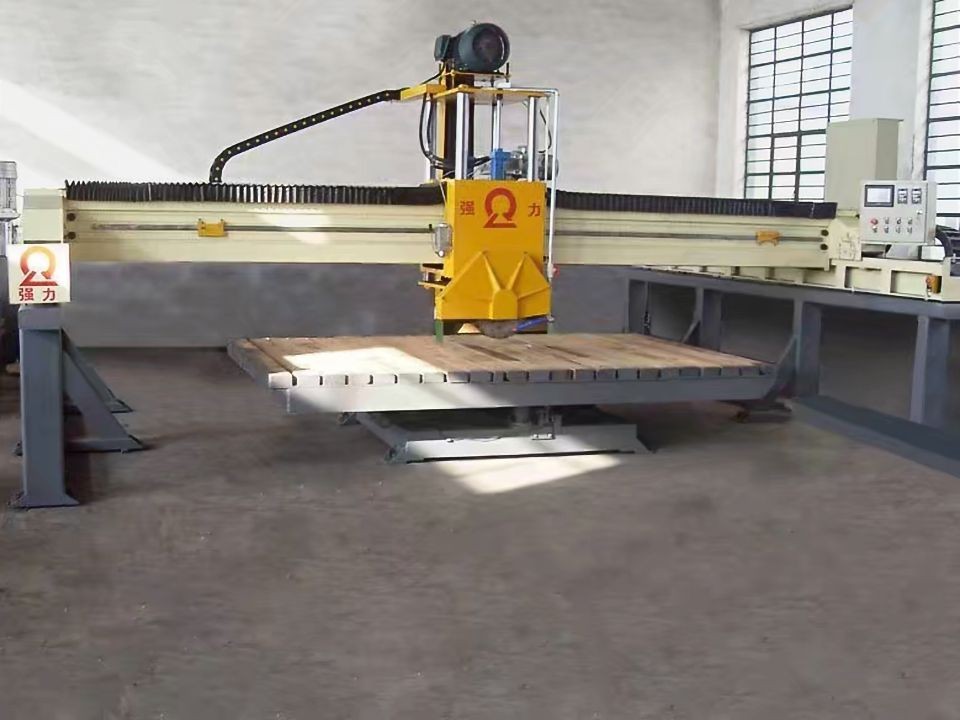 大理石红外线四柱桥式切割机 石头桥切锯厂家直供