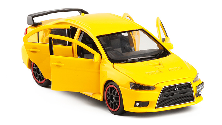 jk 1/32三菱翼神evo十代6开合金车模声光金属汽车模型玩具
