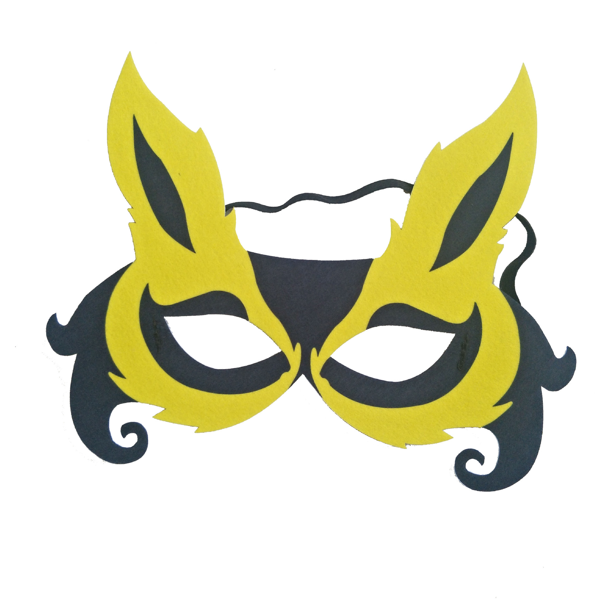 毛毡面具 圣诞节万圣节面具 毛毡眼罩各种动物卡通造型面具