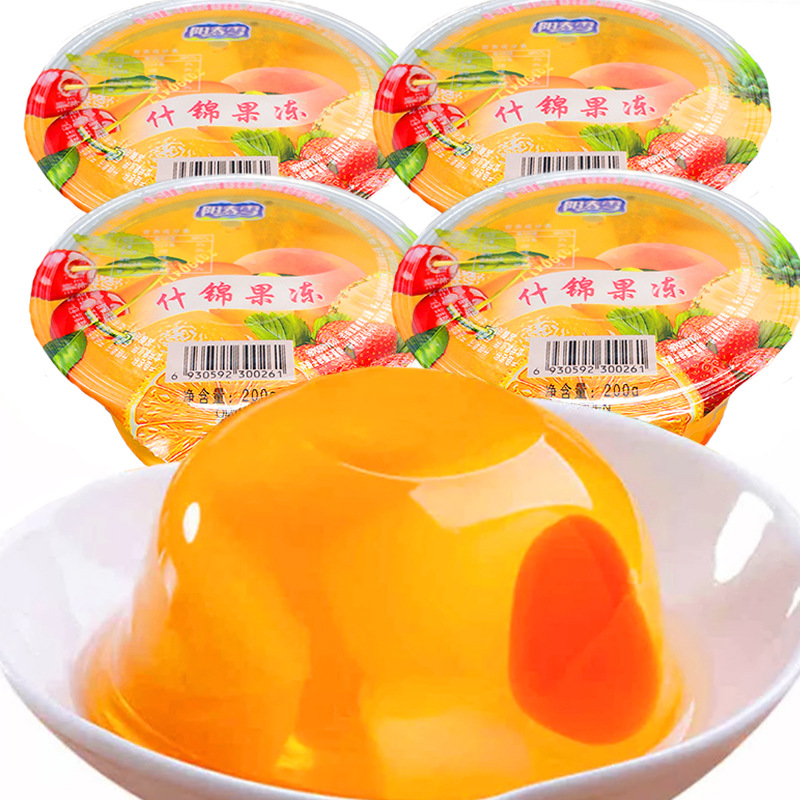 大布丁什锦果冻180g果冻 阳春雪儿童零食批发 发货规格可以定制