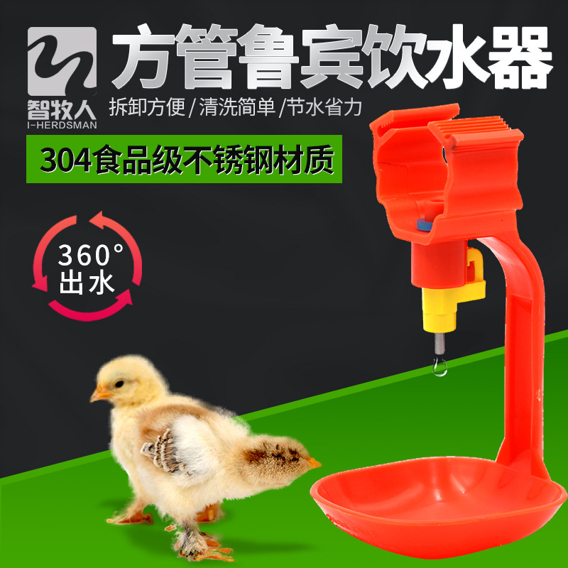 鸡饮水器 出口型鸡用自动饮水器 一体吊杯喝水碗分体式饮水器