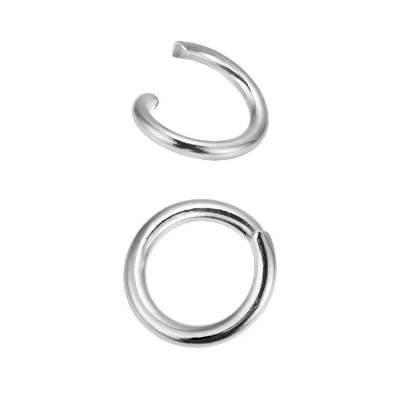 Stainless Steel Broken Ring DIY Ornament Bracelet Necklace Accessories Connection Ring Spot Multi-Specification Wholesale