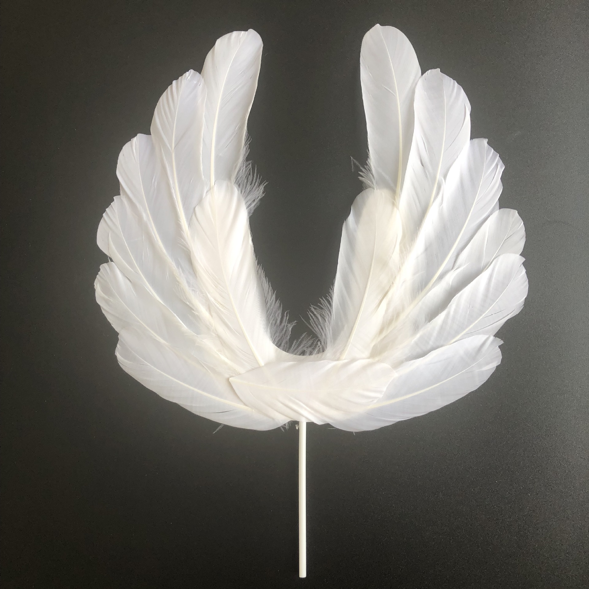 生日蛋糕装饰厂家直销新款羽毛蛋糕插牌插件摆件羽毛天使翅膀蛋糕