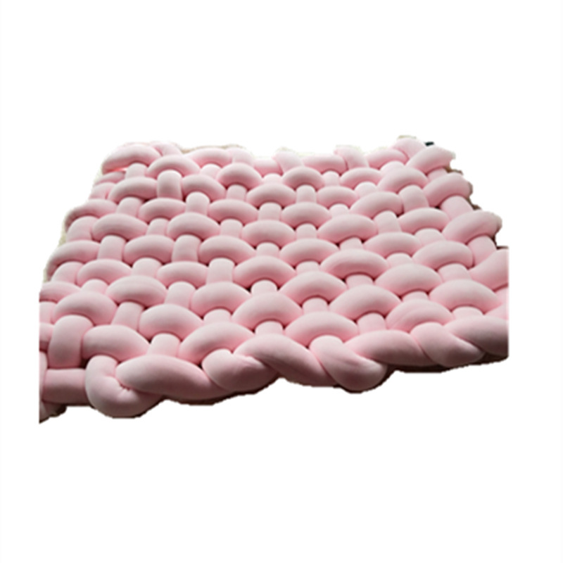 INS Pop Twist Hand-Woven Mat Climbing Pad Non-Slip Floor Mat Cushion Decoration Newborn Shooting Props Blanket