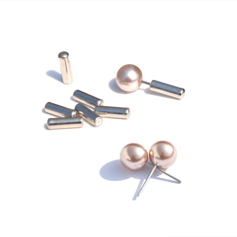 Brooch Clasp Straight Bar Brooch Anti-Blocking Ear Stud Plug Pin Buckle Ornament Accessories Bullet Long Tail Plug Accessories Discount Wholesale