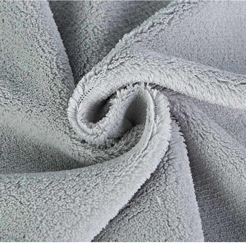 供应染色素色单面珊瑚绒针织绒布面料抱枕睡衣家纺珊瑚绒面料定制