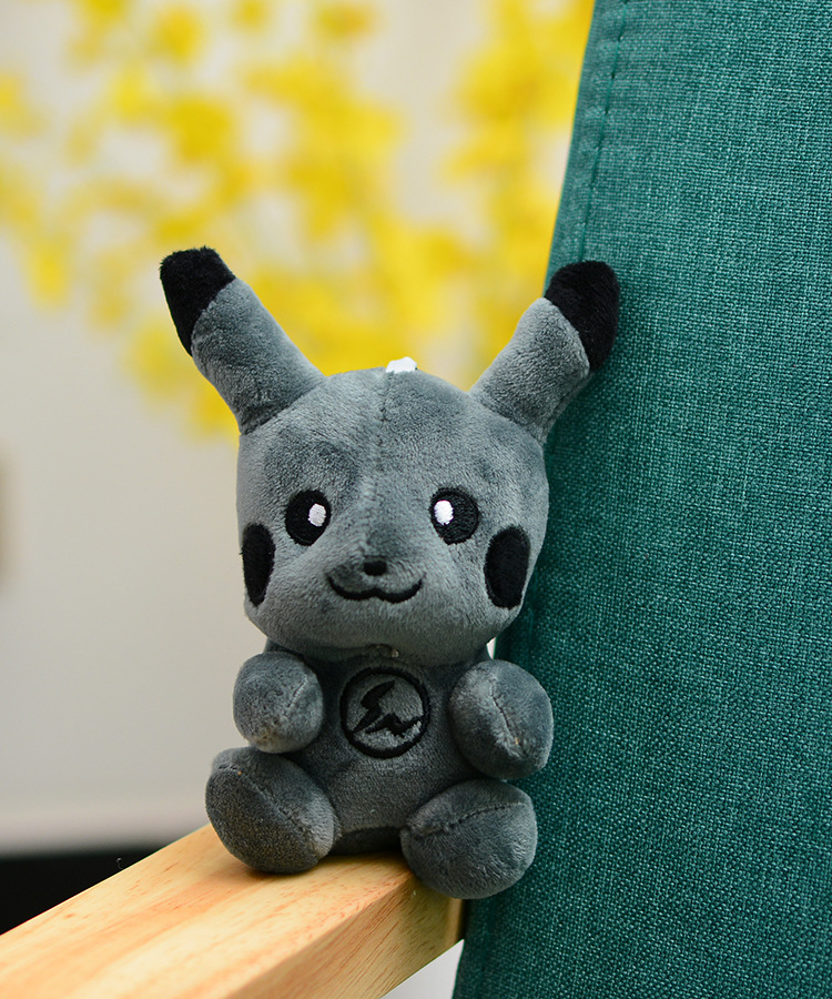 可爱大侦探皮卡丘毛绒挂件小公仔书包挂饰钥匙扣玩偶小号迷你饰品