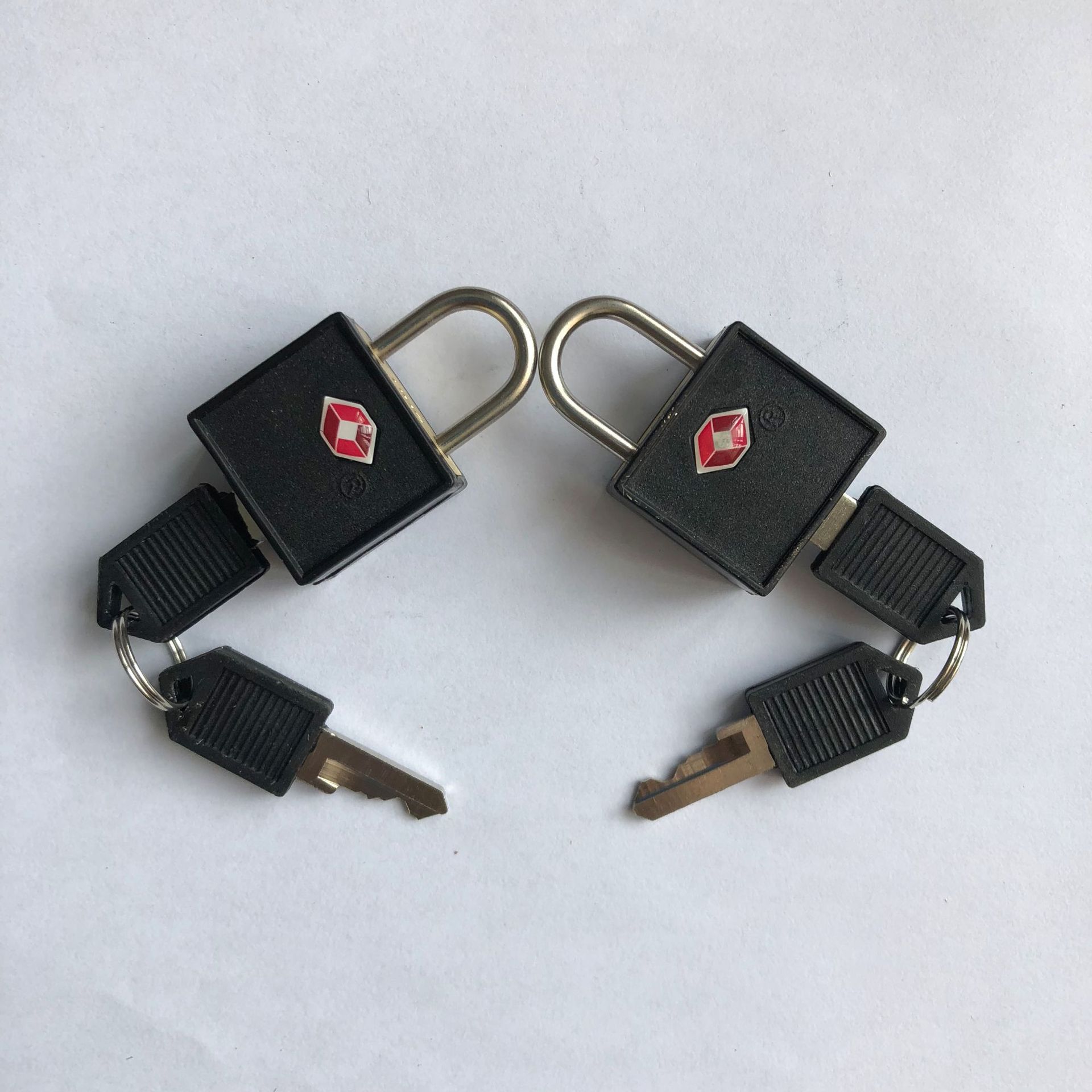 鸿基锁具hng生产批发tsa挂锁钥匙锁/海关锁/授权 tsa-383