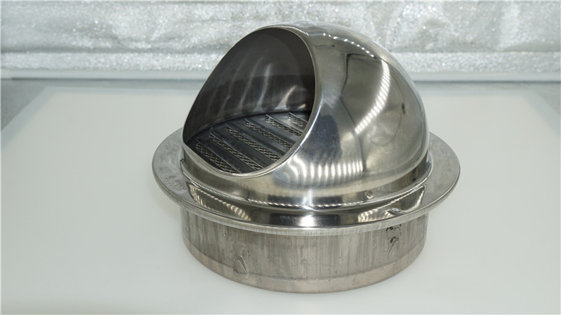不锈钢风帽抽油烟机排烟管外墙风帽防风罩出风防雨通风口室外