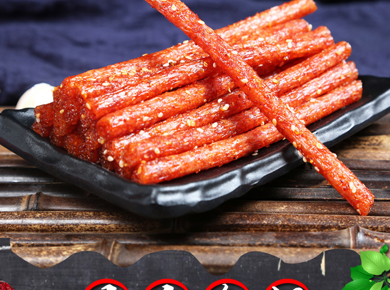 德和丰网红辣条批发麻辣零食湖南特产儿时小吃辣棒抖音一件代发