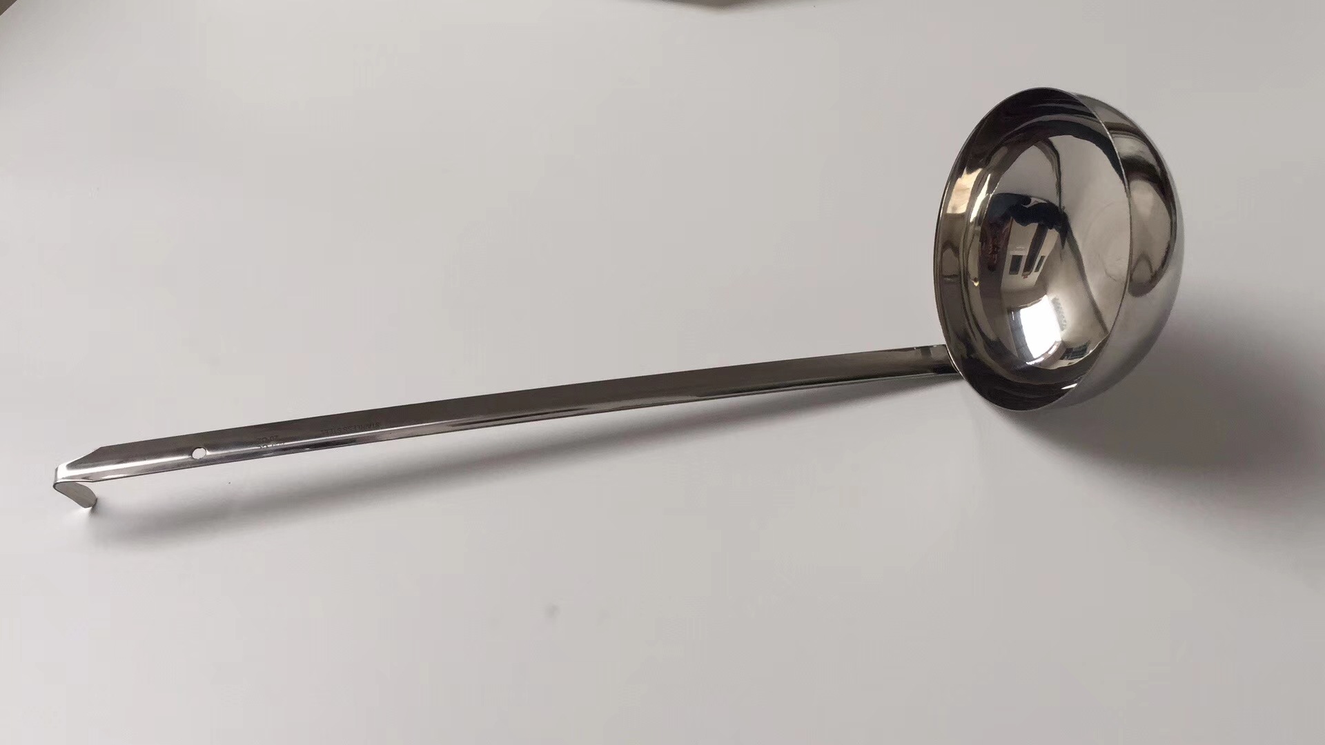 创意带钩式汤勺 不锈钢加深安汁壳安士勺 糖酱果酱计量勺厨房工具