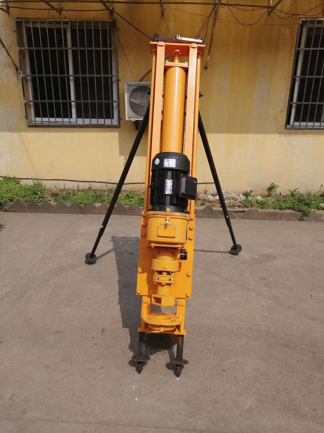 厂家直销凿岩钻机便携式红五环 hqd100a电动钻机矿采打孔潜孔钻机