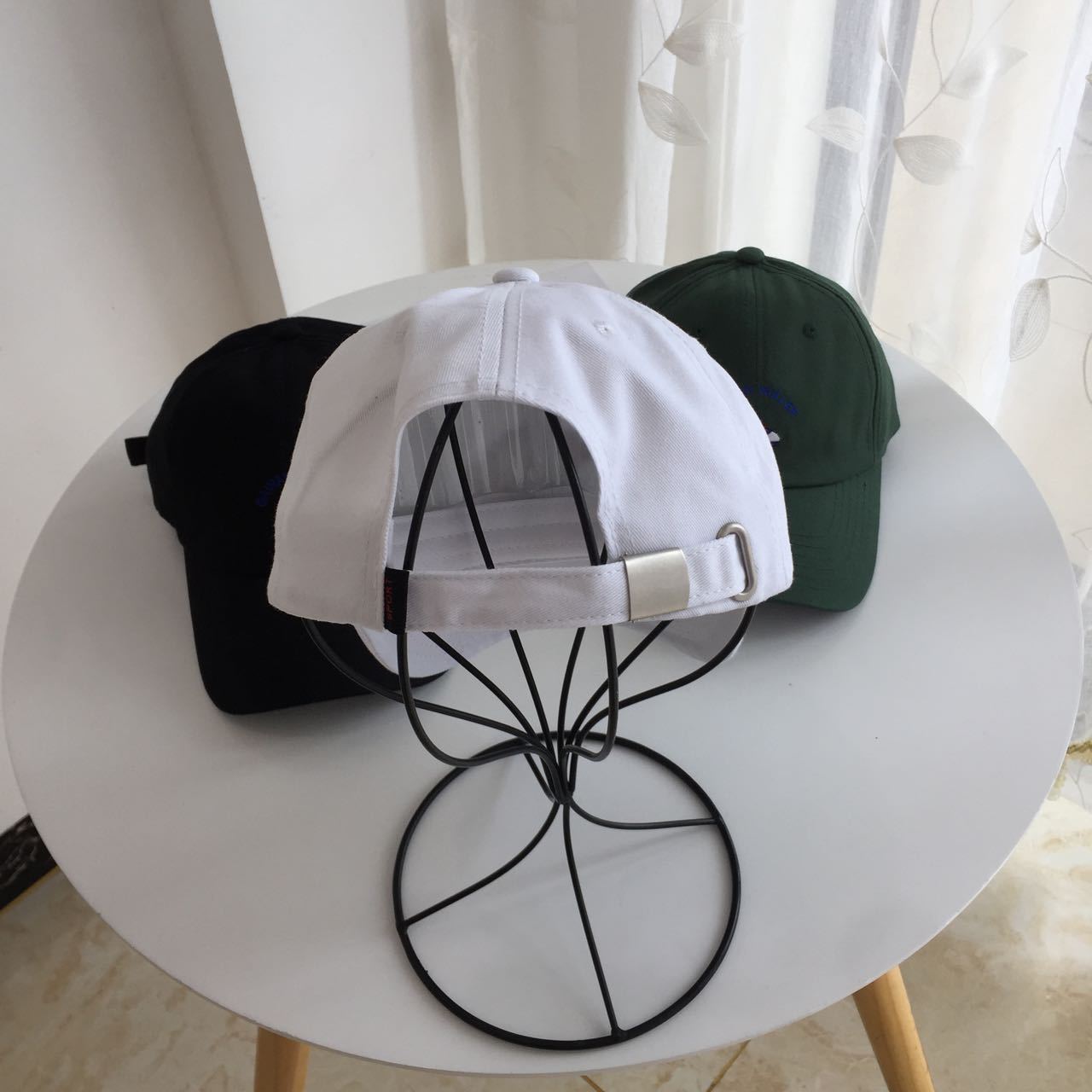 2019春夏男女士帽子韩版创意刺绣滑板鞋棒球帽户外软顶鸭舌帽子