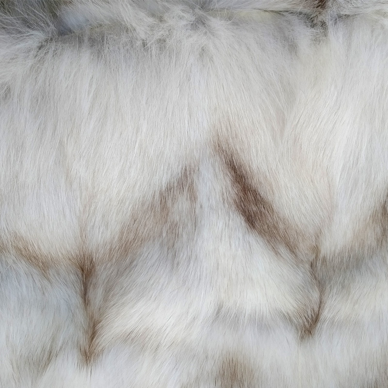 河北大营狐狸猸子褥片派克服内胆原料狐狸皮草服装原料批发加工