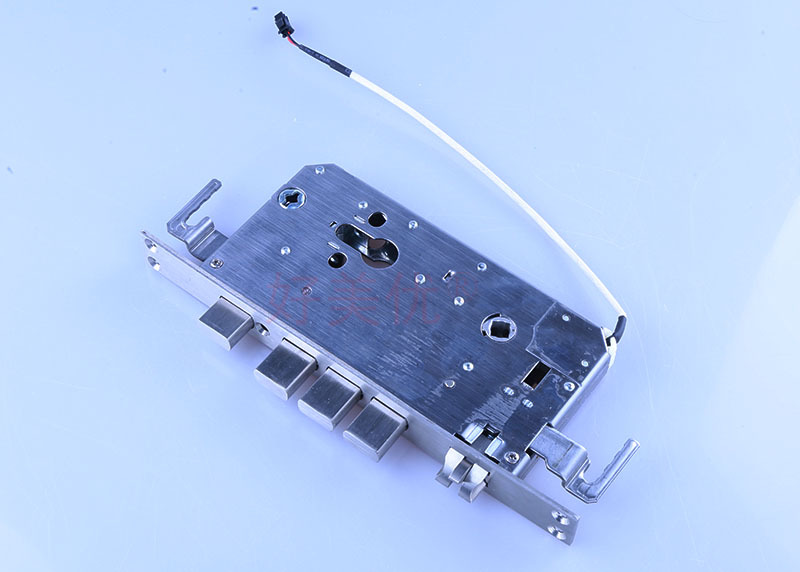 智能锁配件智能锁具带电机6068电动锁体全自动家用防盗门锁锁体