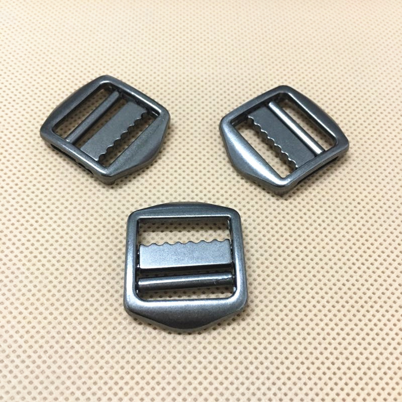 锌合金书包扣背包四档扣目字扣带齿防滑织带可移动调节扣内径20mm