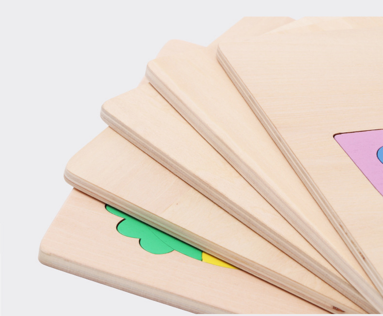 卡通立体认知小拼图拼板 木制幼儿早教启智动物拼板 认知卡片批发