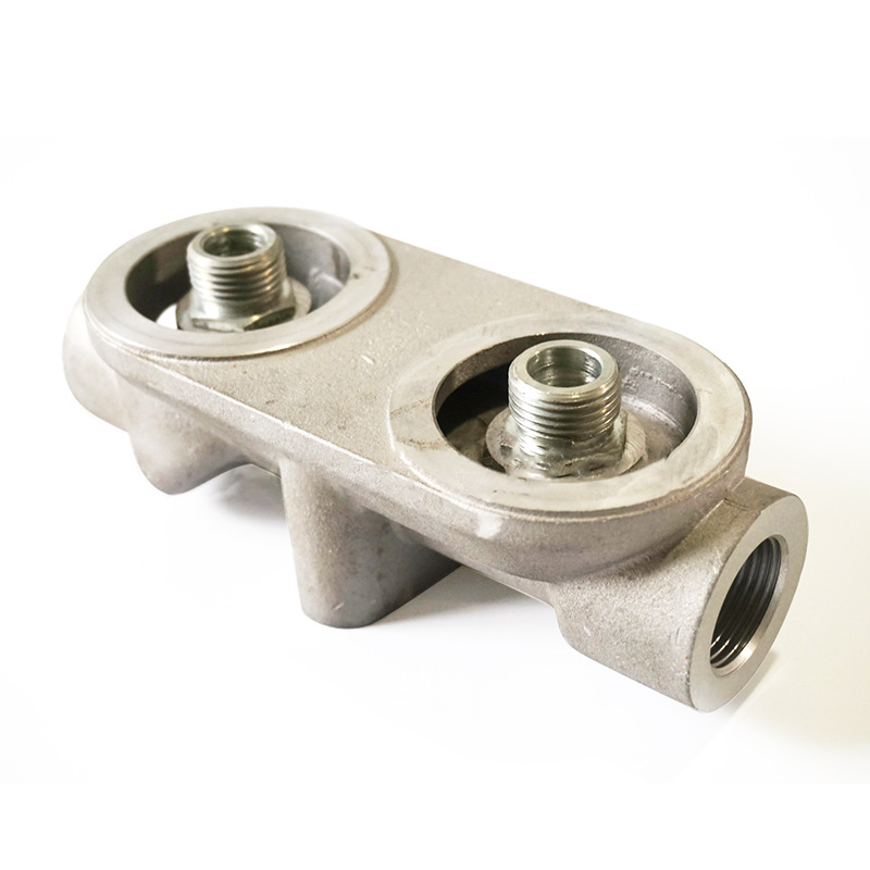 螺杆式空压机配件批发油滤底座w962 w11102油滤底座 机油滤芯底座