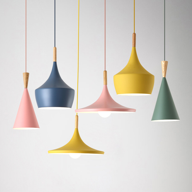 北欧马卡龙餐厅吊灯现代个性abc乐器吊灯吧台橱窗装饰彩色吊灯具