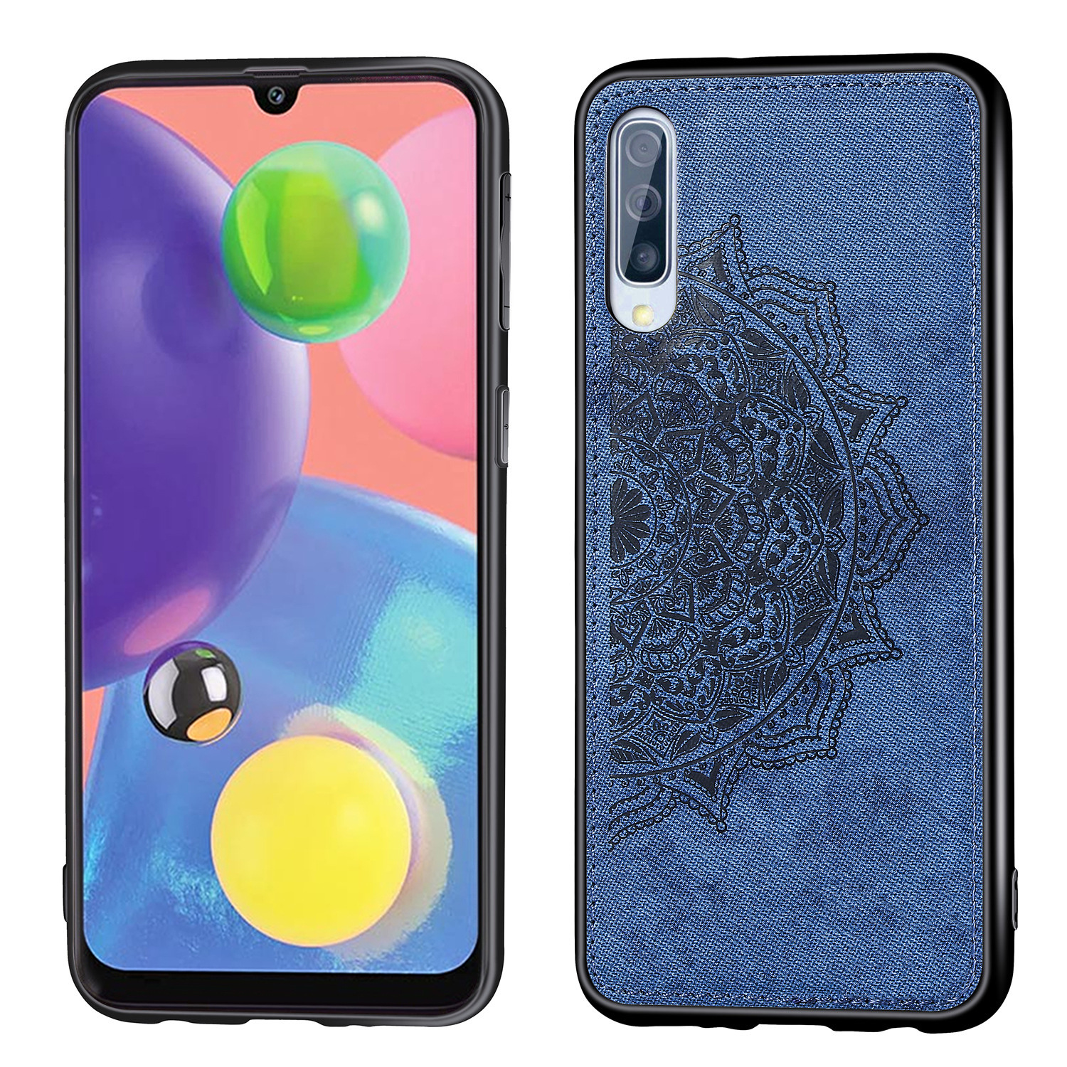 外贸款适用三星a70s手机壳 磁吸布纹防指纹tpu四角全包m30s保护壳