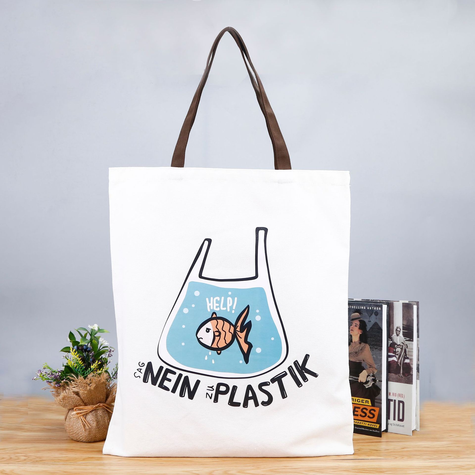 厂家定制时尚帆布袋定做logo帆布包涤棉棉麻购物广告棉布袋热转印