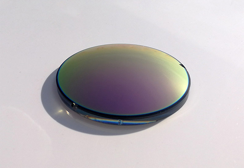 49 1.56偏光近视太阳镜片1.61 1.67炫彩水银白蓝色墨镜司机镜片