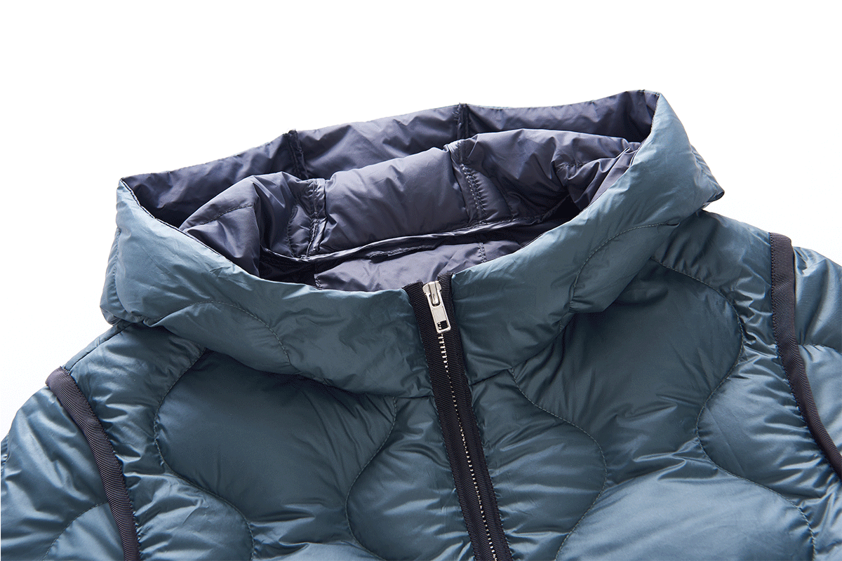 2019新款白鸭绒品质长款格型轻薄偏厚大码保暖气质女装欧美羽绒服