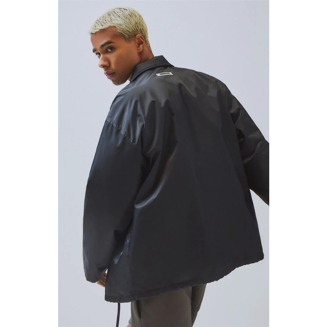 fearofgodessentials19ss复线教练夹克fog立领外套防水风衣