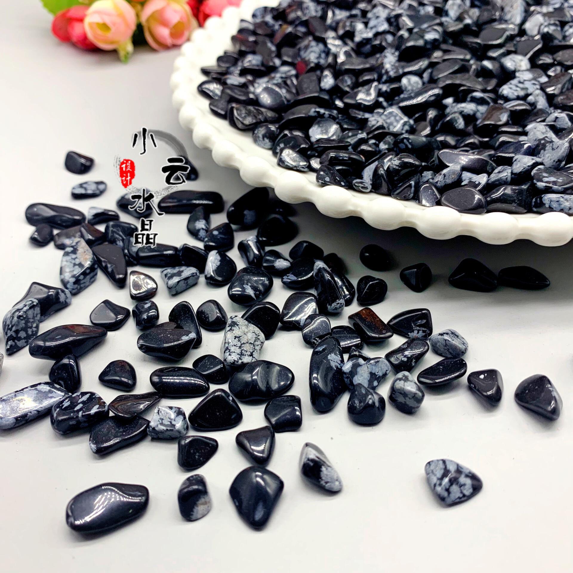 「一公斤」雪花石碎石7-9mm 水晶足浴 盆景观赏石厂家批发