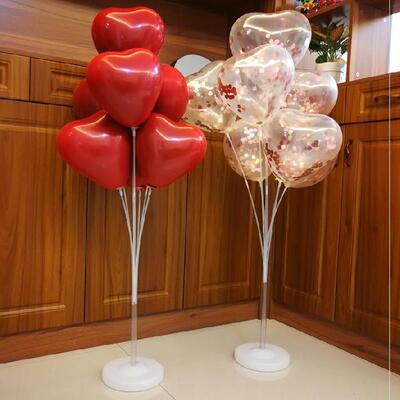 立体装饰气球立柱支架装饰气球结婚婚庆生日场景布置婚礼宴会