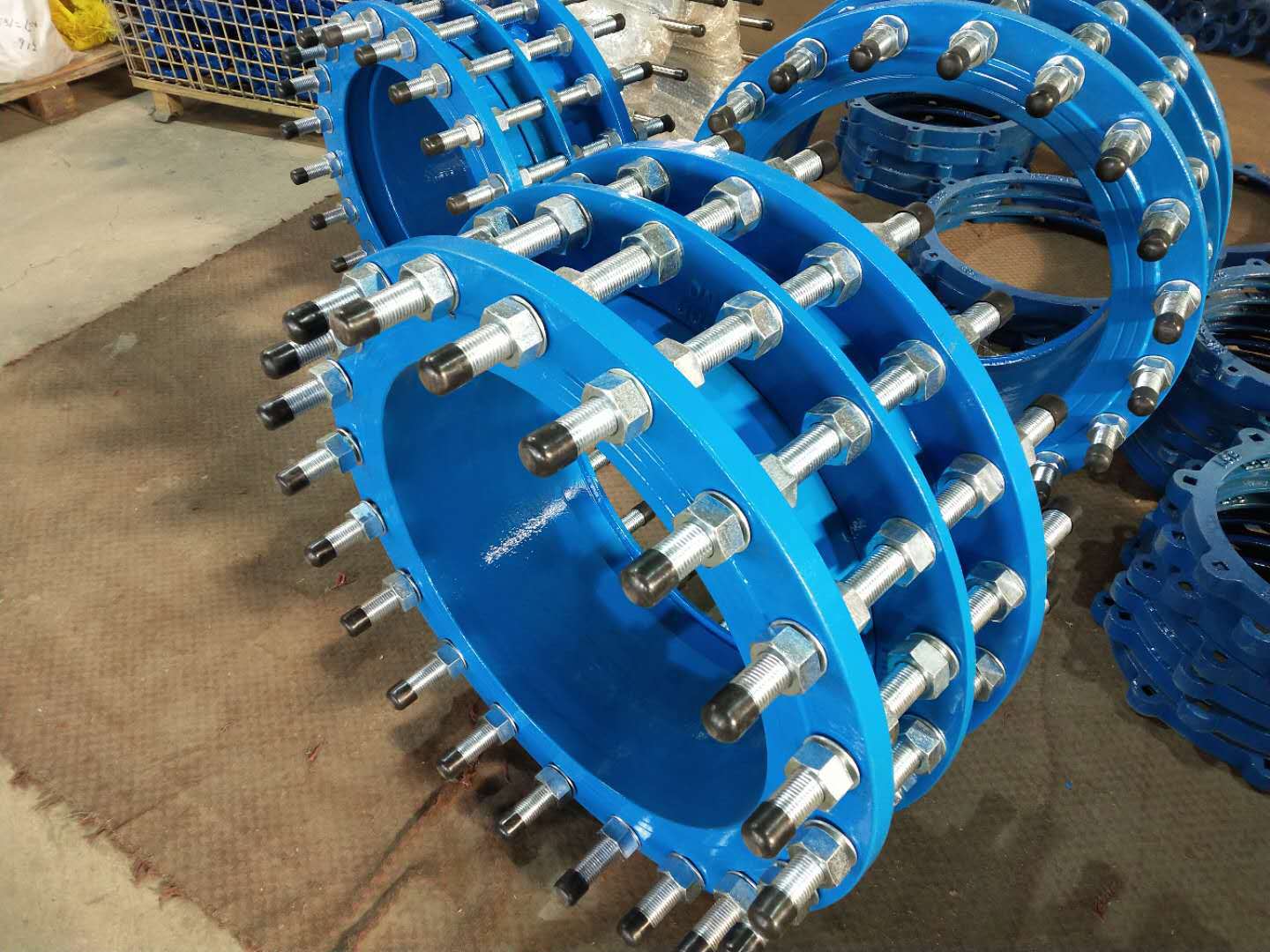 德标美标可拆卸接头,可拆卸传力接头,双法兰限位伸缩接头